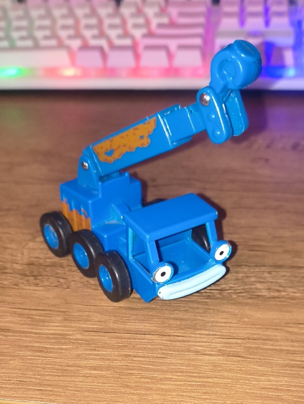 Bob the Builder - Muddy Lofty  Crane Toy Car - Learning Curve Vintage 2004